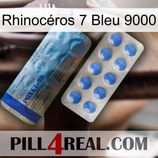 Rhinocéros 7 Bleu 9000 40